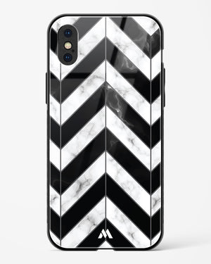 Warrior Stripe Marble Glass Case Phone Cover (Apple)