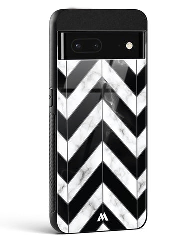 Warrior Stripe Marble Glass Case Phone Cover (Google)