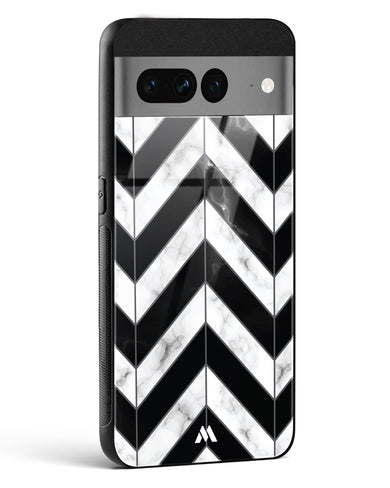 Warrior Stripe Marble Glass Case Phone Cover (Google)