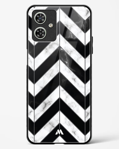 Warrior Stripe Marble Glass Case Phone Cover (Motorola)