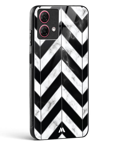 Warrior Stripe Marble Glass Case Phone Cover (Motorola)