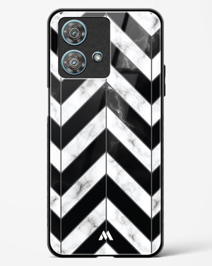 Warrior Stripe Marble Glass Case Phone Cover (Motorola)