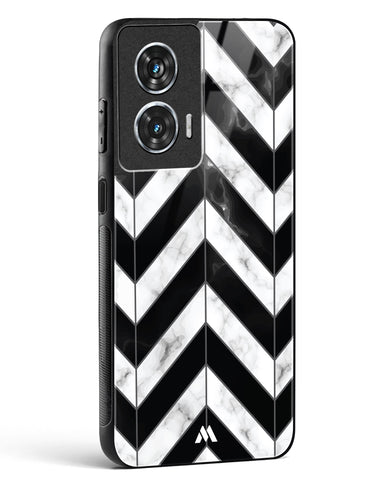 Warrior Stripe Marble Glass Case Phone Cover (Motorola)