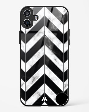 Warrior Stripe Marble Glass Case Phone Cover (Nothing)