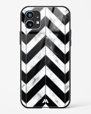 Warrior Stripe Marble Glass Case Phone Cover (Nothing)