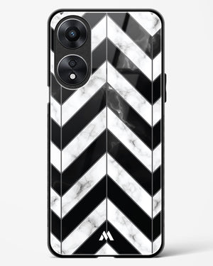 Warrior Stripe Marble Glass Case Phone Cover (Oppo)