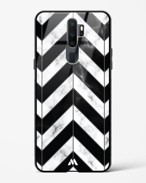 Warrior Stripe Marble Glass Case Phone Cover (Oppo)