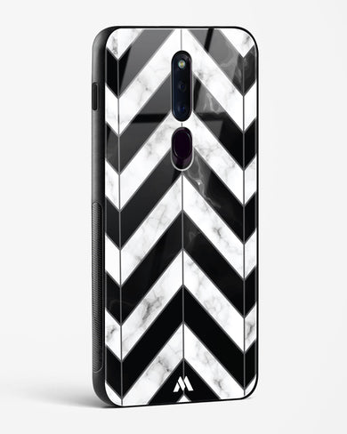 Warrior Stripe Marble Glass Case Phone Cover (Oppo)