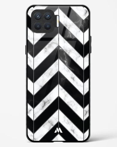 Warrior Stripe Marble Glass Case Phone Cover (Oppo)