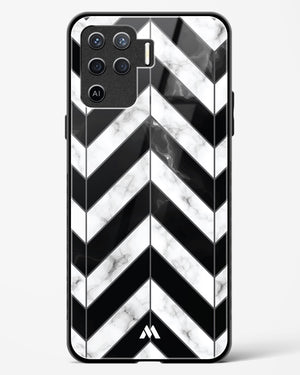 Warrior Stripe Marble Glass Case Phone Cover (Oppo)