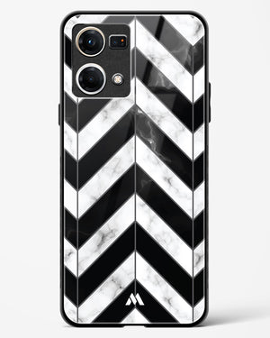 Warrior Stripe Marble Glass Case Phone Cover (Oppo)