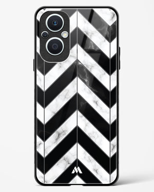 Warrior Stripe Marble Glass Case Phone Cover (Oppo)