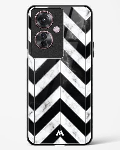 Warrior Stripe Marble Glass Case Phone Cover (Oppo)