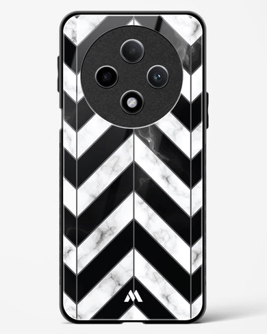 Warrior Stripe Marble Glass Case Phone Cover (Oppo)