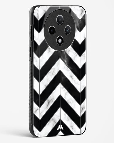 Warrior Stripe Marble Glass Case Phone Cover (Oppo)