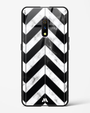 Warrior Stripe Marble Glass Case Phone Cover-(Oppo)