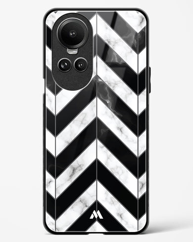 Warrior Stripe Marble Glass Case Phone Cover (Oppo)