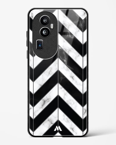 Warrior Stripe Marble Glass Case Phone Cover (Oppo)