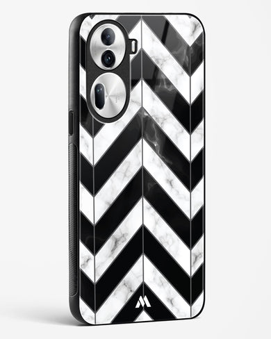 Warrior Stripe Marble Glass Case Phone Cover (Oppo)