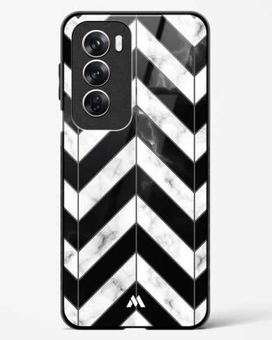 Warrior Stripe Marble Glass Case Phone Cover (Oppo)