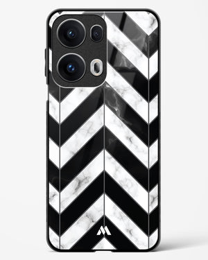 Warrior Stripe Marble Glass Case Phone Cover (Oppo)
