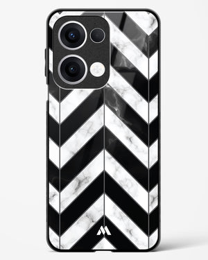 Warrior Stripe Marble Glass Case Phone Cover (Oppo)