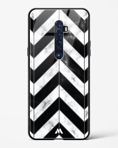 Warrior Stripe Marble Glass Case Phone Cover (Oppo)