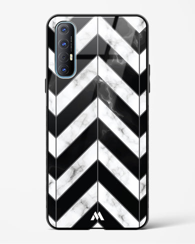 Warrior Stripe Marble Glass Case Phone Cover (Oppo)