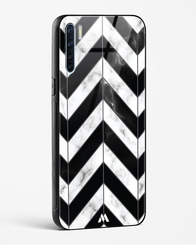 Warrior Stripe Marble Glass Case Phone Cover (Oppo)