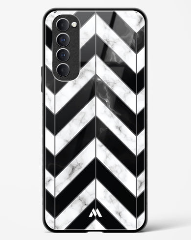 Warrior Stripe Marble Glass Case Phone Cover (Oppo)