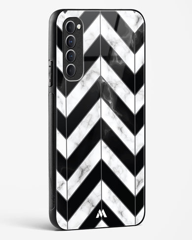 Warrior Stripe Marble Glass Case Phone Cover (Oppo)