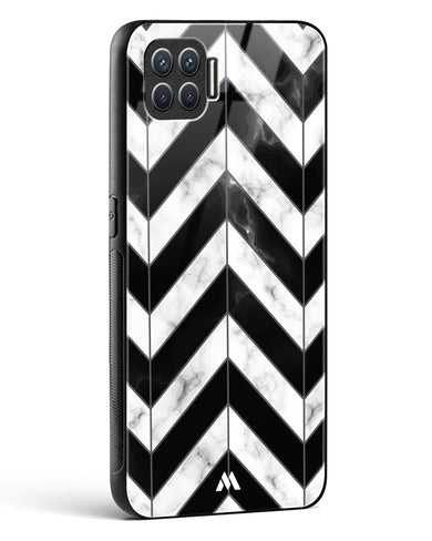 Warrior Stripe Marble Glass Case Phone Cover (Oppo)