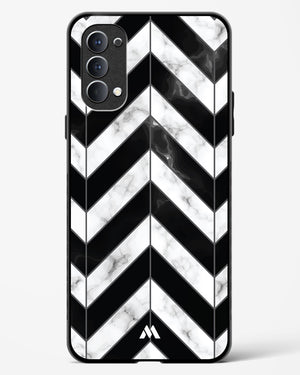 Warrior Stripe Marble Glass Case Phone Cover (Oppo)