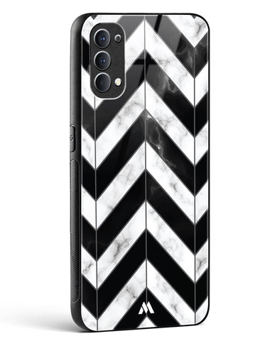 Warrior Stripe Marble Glass Case Phone Cover (Oppo)