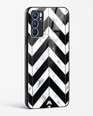 Warrior Stripe Marble Glass Case Phone Cover (Oppo)