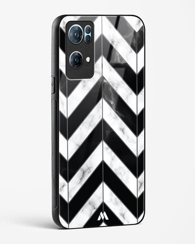 Warrior Stripe Marble Glass Case Phone Cover (Oppo)