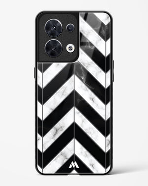 Warrior Stripe Marble Glass Case Phone Cover (Oppo)