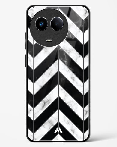 Warrior Stripe Marble Glass Case Phone Cover-(Realme)