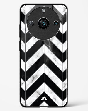 Warrior Stripe Marble Glass Case Phone Cover (Realme)
