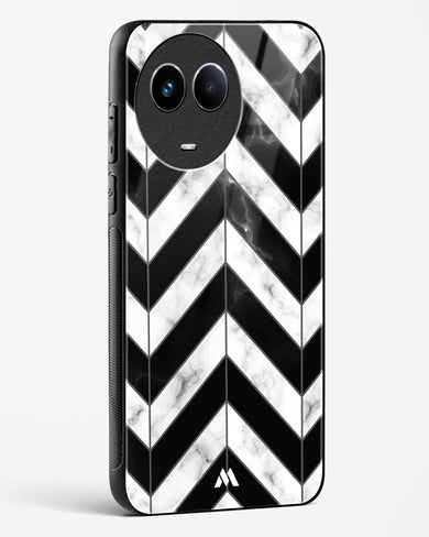 Warrior Stripe Marble Glass Case Phone Cover (Realme)