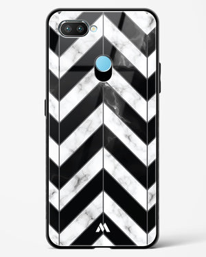 Warrior Stripe Marble Glass Case Phone Cover-(Realme)