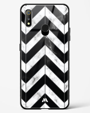 Warrior Stripe Marble Glass Case Phone Cover (Realme)