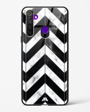 Warrior Stripe Marble Glass Case Phone Cover-(Realme)
