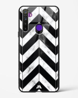 Warrior Stripe Marble Glass Case Phone Cover (Realme)