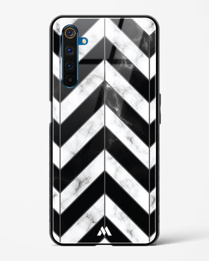 Warrior Stripe Marble Glass Case Phone Cover (Realme)
