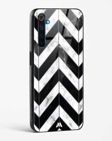 Warrior Stripe Marble Glass Case Phone Cover (Realme)