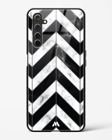 Warrior Stripe Marble Glass Case Phone Cover-(Realme)