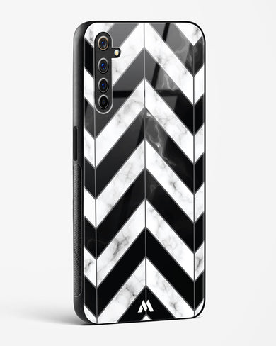 Warrior Stripe Marble Glass Case Phone Cover-(Realme)