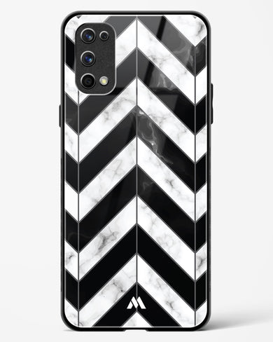 Warrior Stripe Marble Glass Case Phone Cover-(Realme)