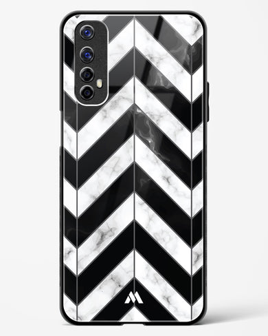 Warrior Stripe Marble Glass Case Phone Cover (Realme)